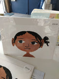 Card - Smiling Brown Girl