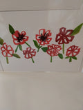 Card - Red Flowers