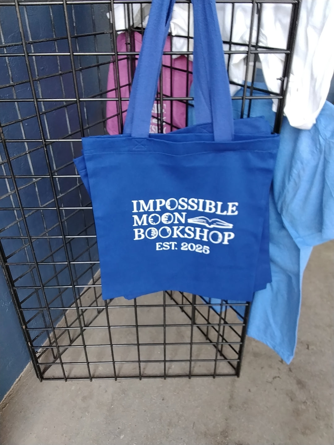 Impossible Moon Bookshop Tote Bag