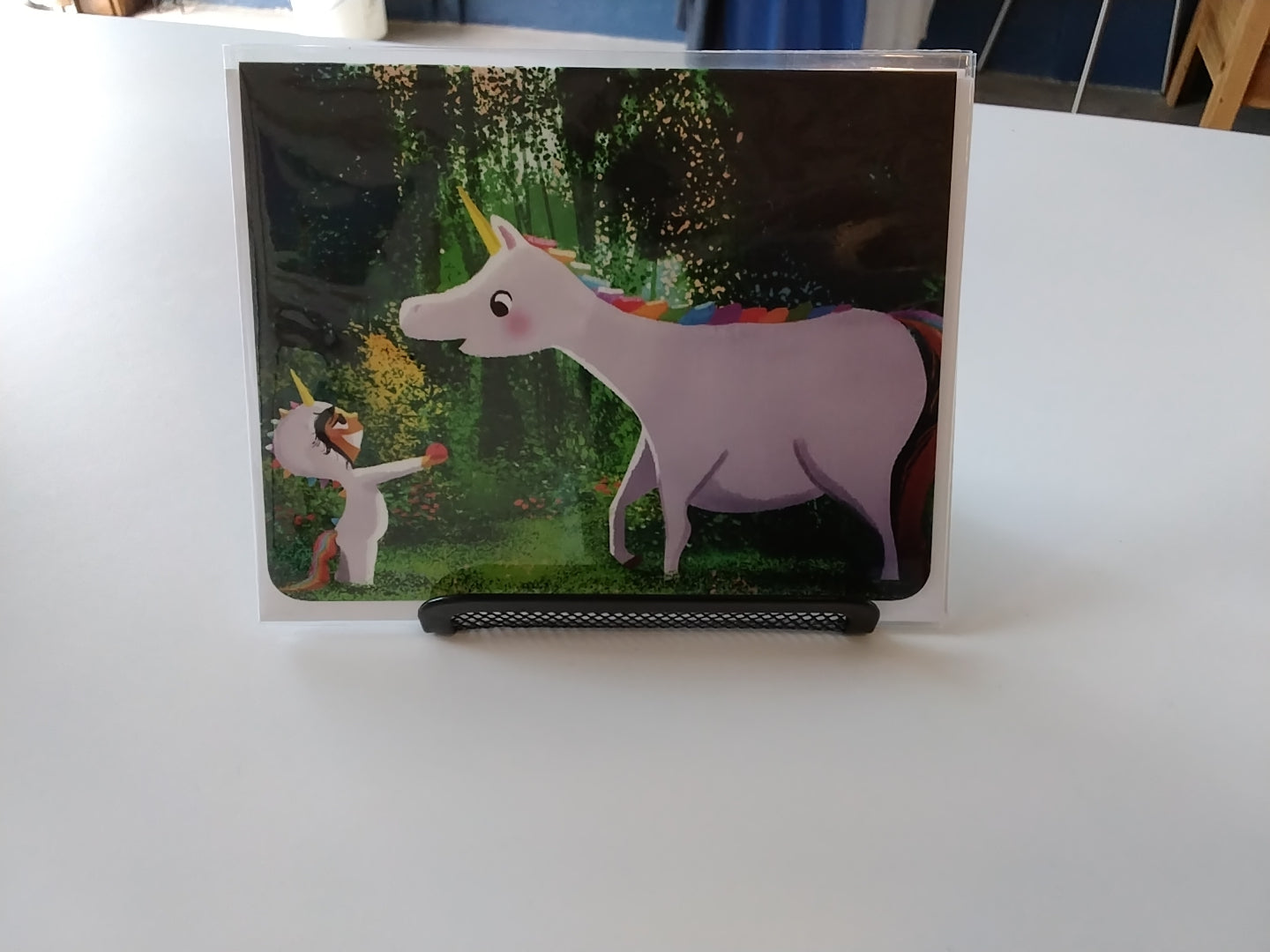 "Two Unicorns" Greeting Card