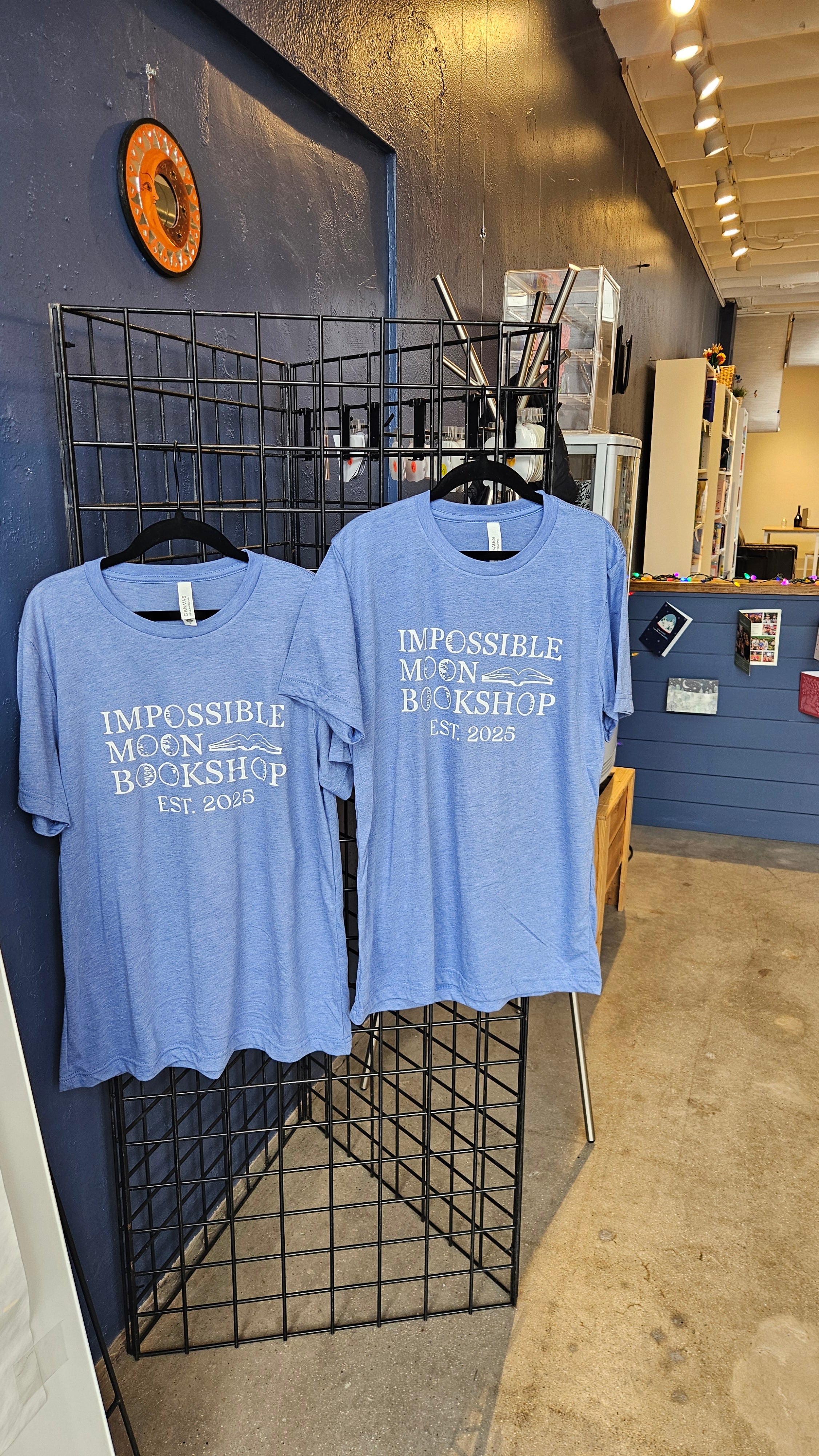 Impossible Moon Heather Blue T-Shirt