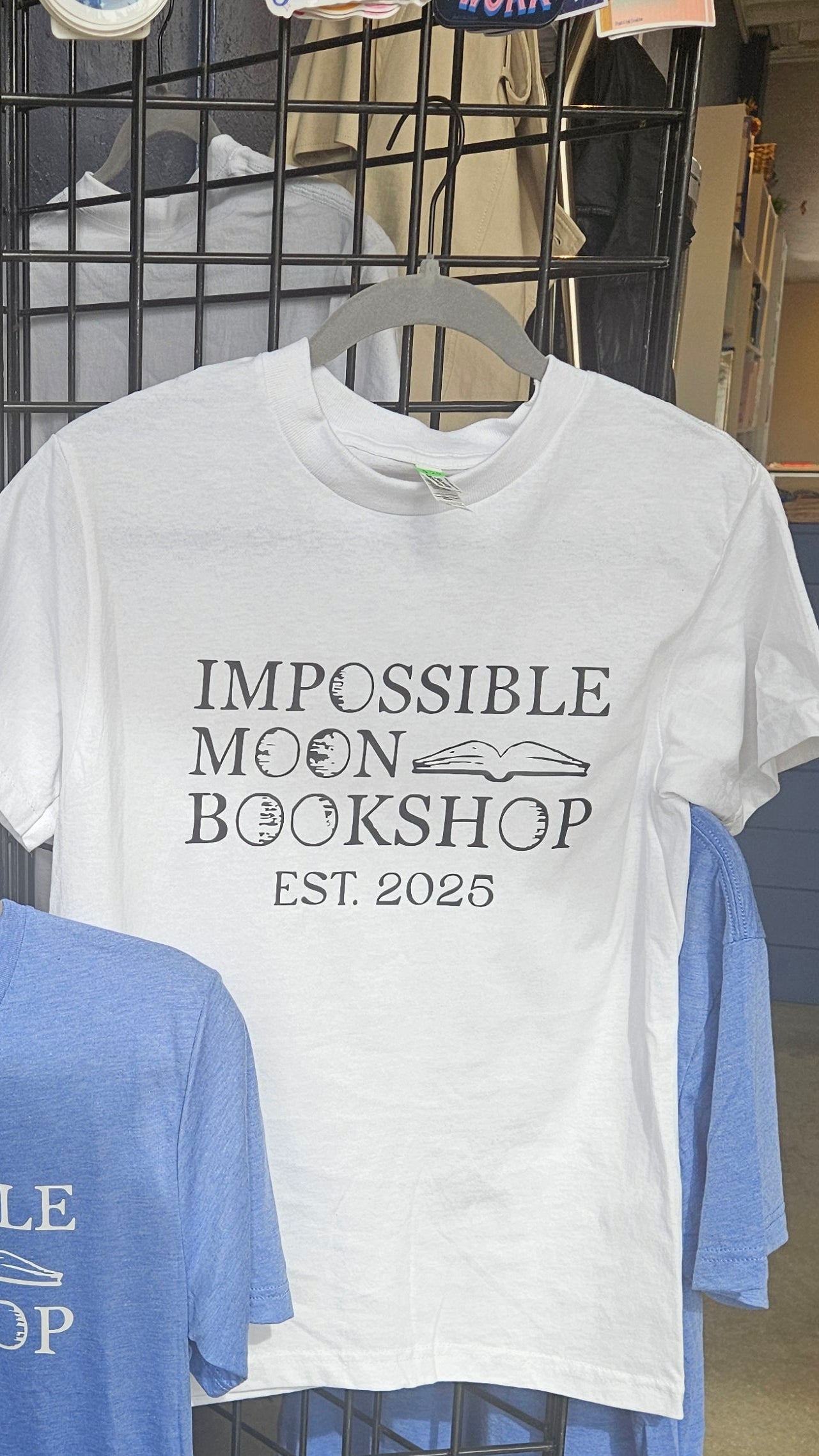 Impossible Moon White Tees (American Apparel)