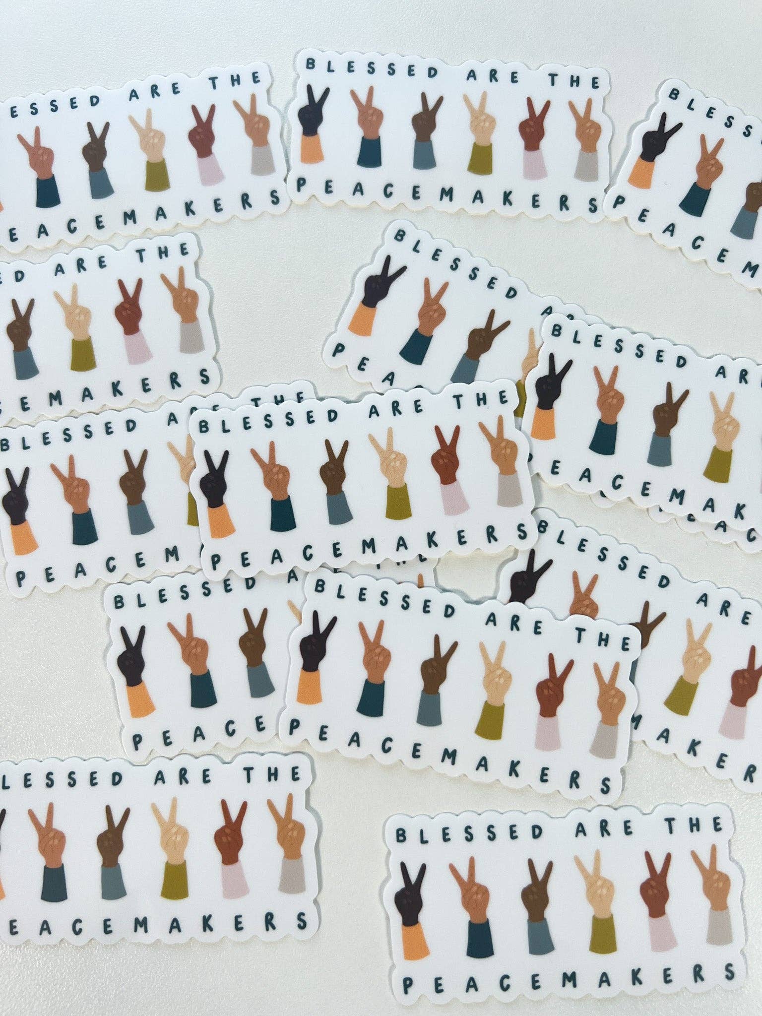 Oh Happy Dani - Blessed are the Peacemakers Sticker