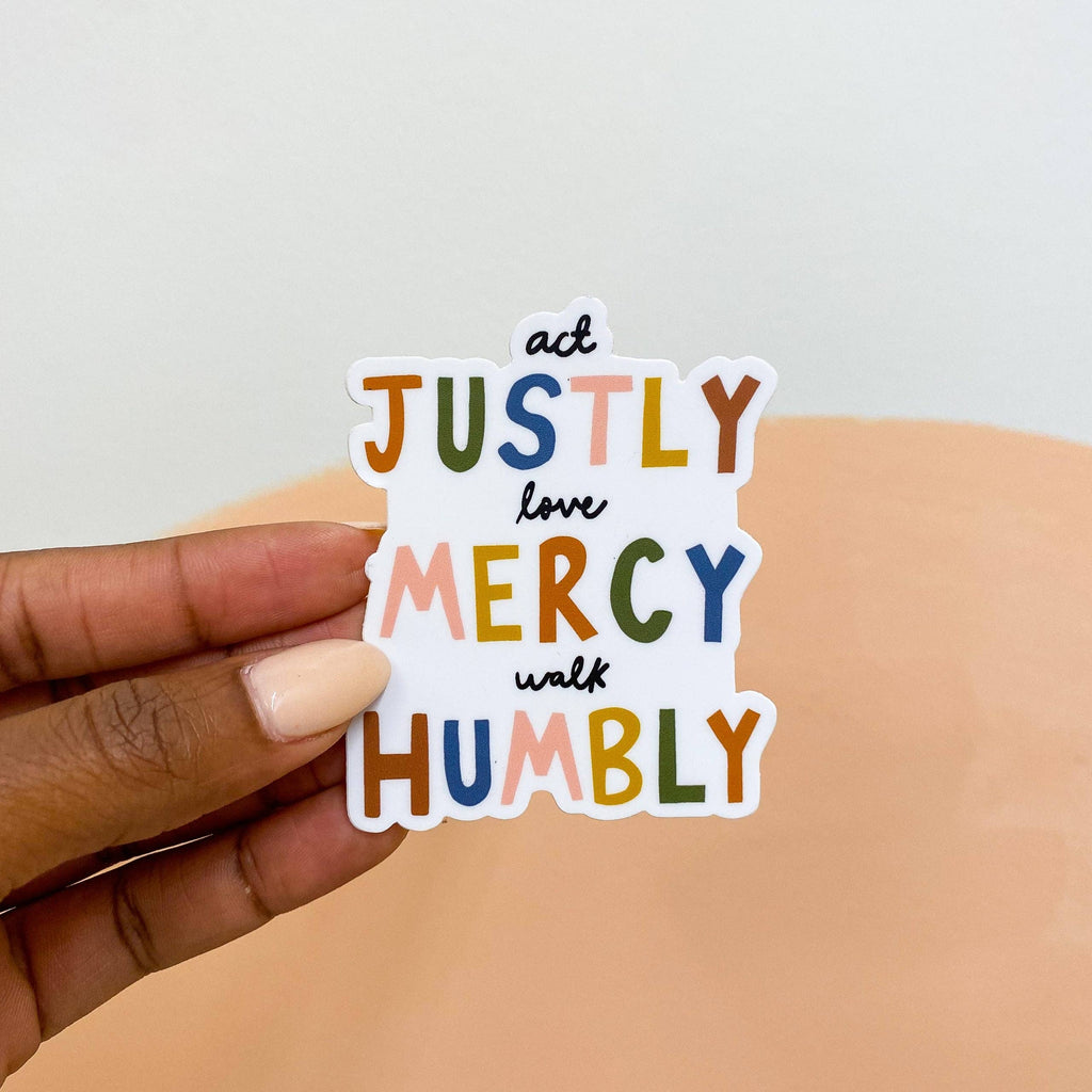 Oh Happy Dani - Act Justly Sticker