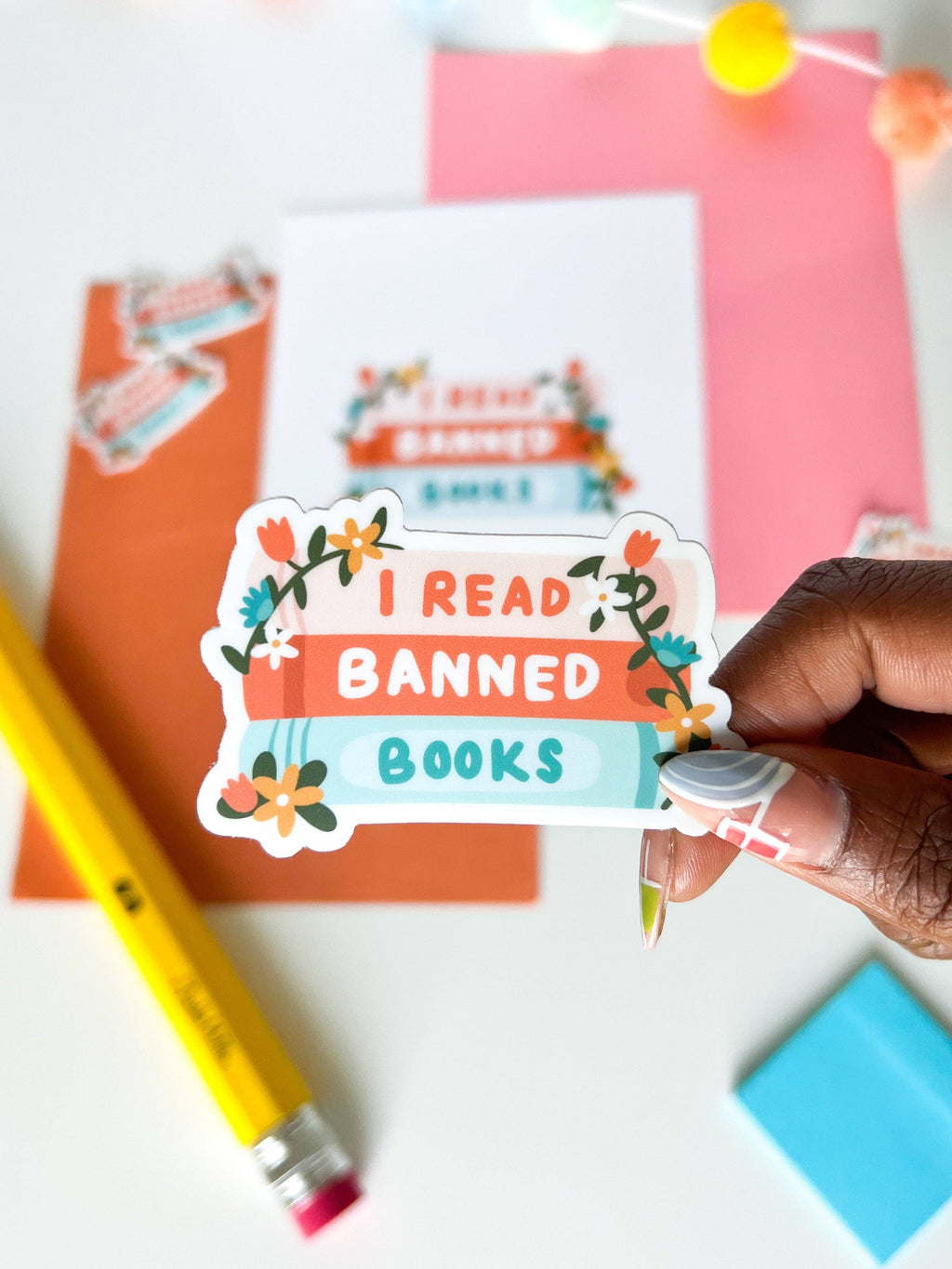 Oh Happy Dani - I Read Banned Books Sticker