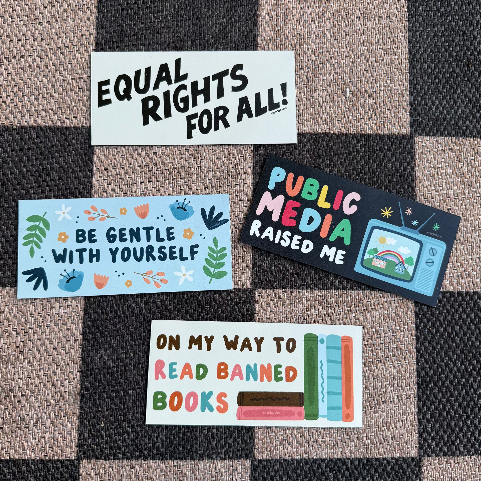 Oh Happy Dani - Public Media Raised Me Magnet