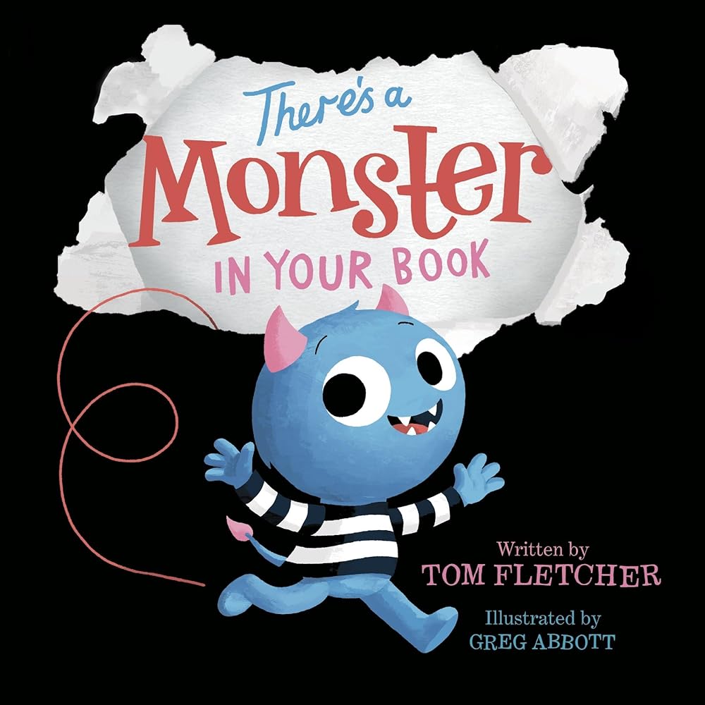 There's A Monster in Your Book: A Funny Monster Book for Kids and Toddlers (Who's In Your Book?) cover image