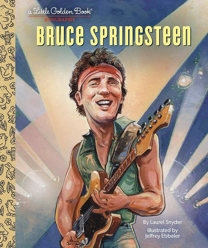 Bruce Springsteen A Little Golden Book Biography (Little Golden Book Biographies) cover image