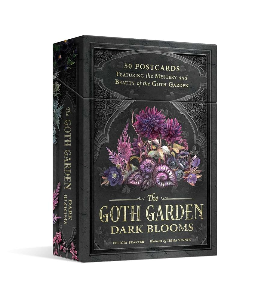 The Goth Garden: Dark Blooms: 50 Postcards Featuring the Mystery and Beauty of the Goth Garden cover image