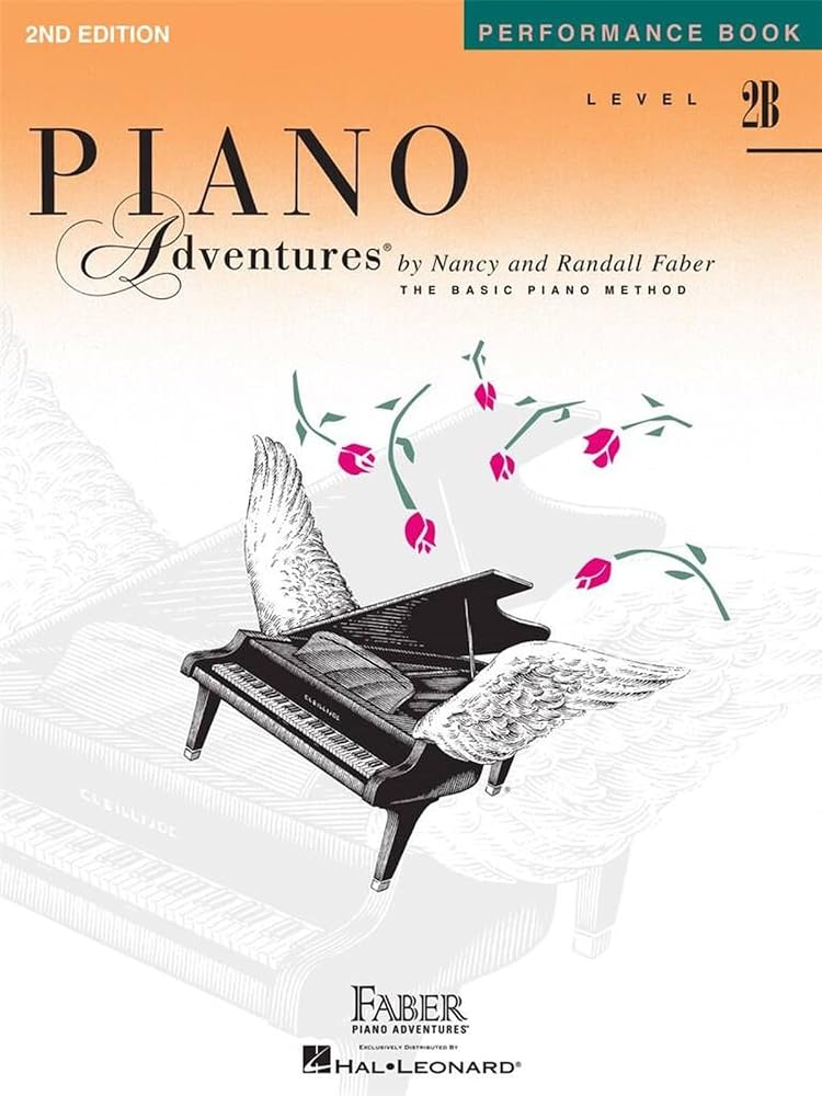 Piano Adventures: Performance Book - Level 2B, 2nd Edition | Educational Sheet Music for Piano Students | Songbook for SMP Level 2 | Faber Piano Book with Late Elementary Piano Solos cover image