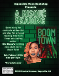 Impossible Moon Bookshop Presents, A Risqué Reading: BOOM TOWN by Bestselling Author Nic Stone