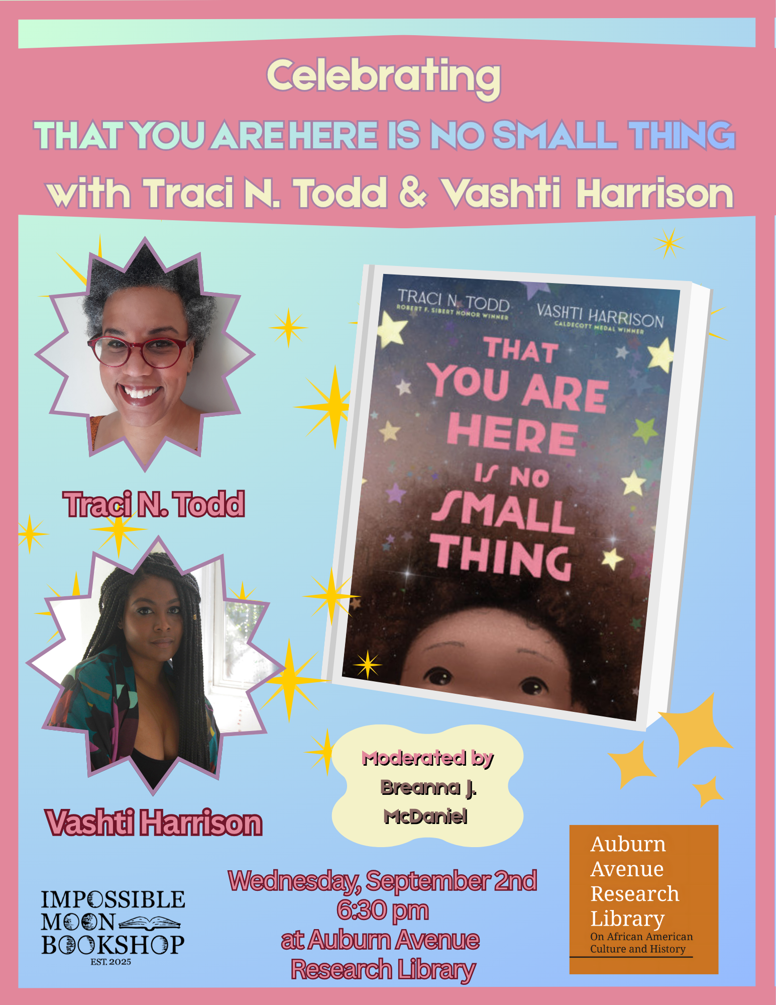 Celebrating  That You Are Here Is No Small Thing  with Traci N. Todd & Vashti  Harrison