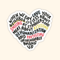 Oh Happy Dani - Love Resists Sticker