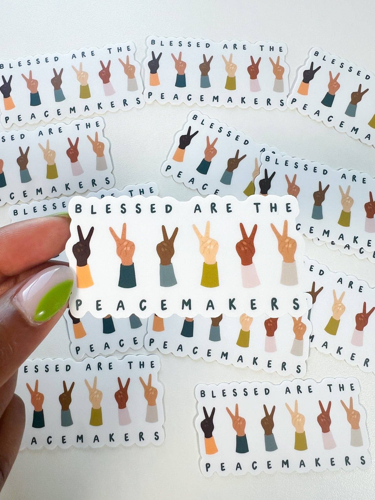 Oh Happy Dani - Blessed are the Peacemakers Sticker