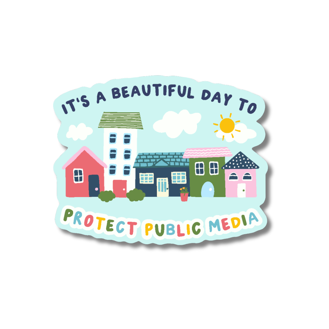 Oh Happy Dani - Protect Public Media Sticker