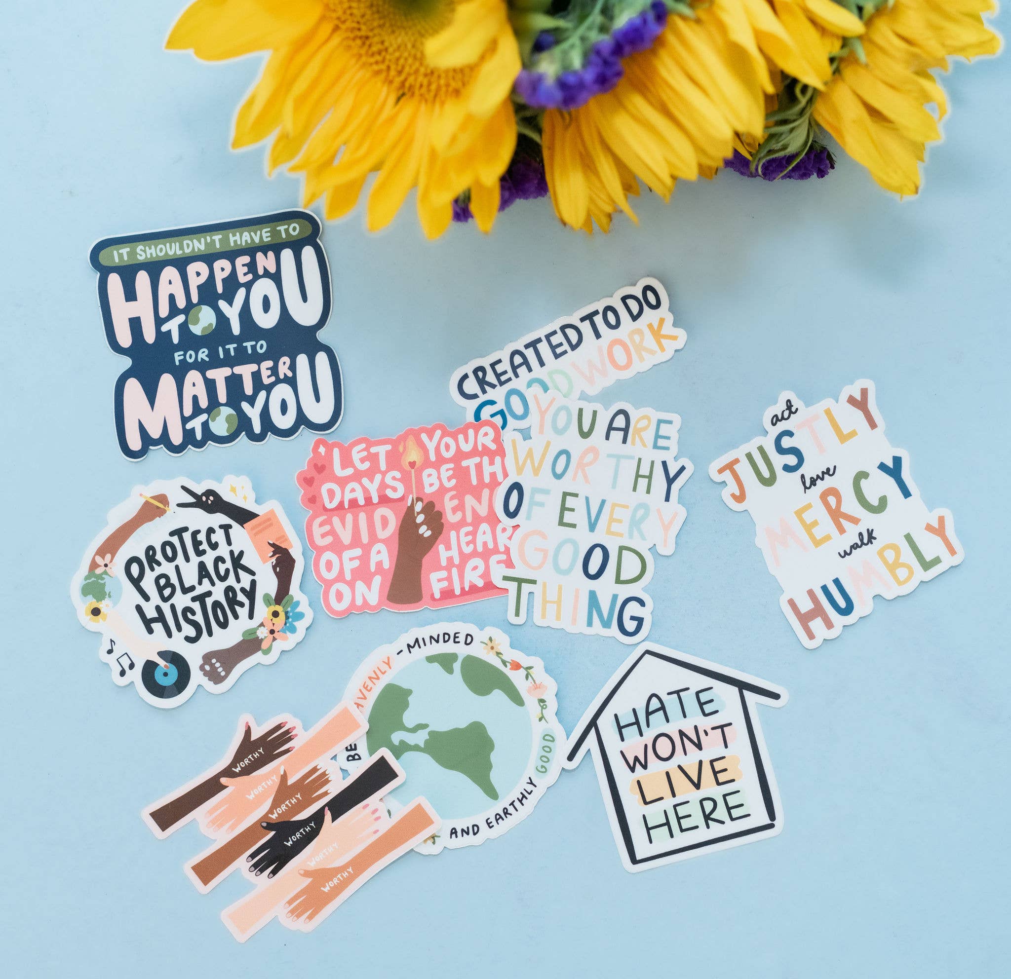 Oh Happy Dani - A Heart on Fire Sticker