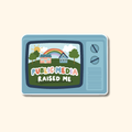 Oh Happy Dani - Public Media Raised Me Sticker
